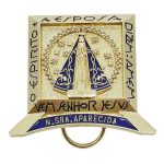 Nicho De Metal Nossa Senhora Aparecida Basílica Enfeite 5cm