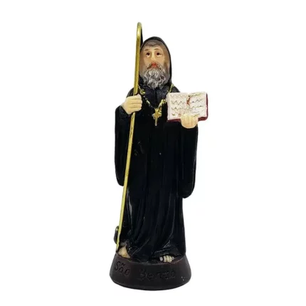 Sao-Bento-9cm-Resina-Nossaimagens