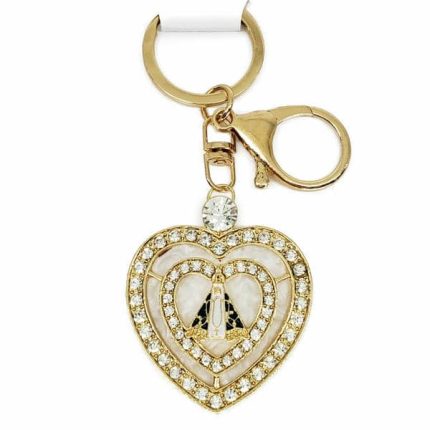 Chaveiro Nossa Senhora Aparecida Dourado