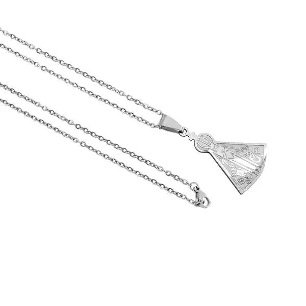 Corrente aço Inoxidável Fina Nossa Senhora Aparecida – Prata Corrente aço Inoxidável Fina Nossa Senhora Aparecida – Prata