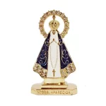 Santinha Nossa Senhora Aparecida para Painel - 5cm | Proteção para Carro e Caminhão