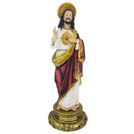 Imagem Sagrado Coração de Jesus 30cm Importada