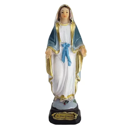 Imagem Nossa Senhora das Graças 13.5cm - Resina Importada