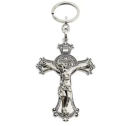 Chaveiros Cruz de São Bento De Metal Para Lembrancinha