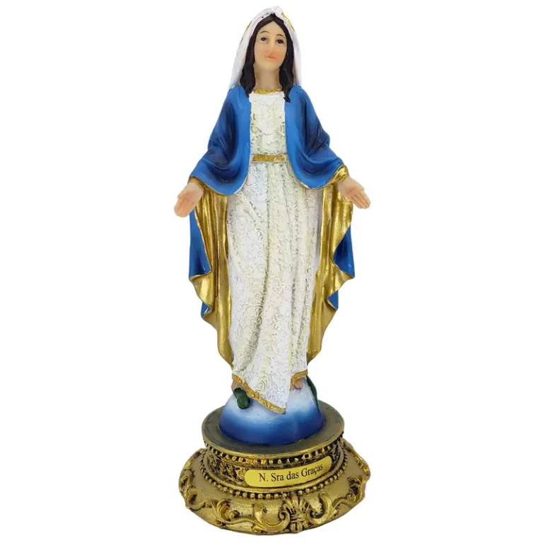 Imagem Nossa Senhora Graças 20cm – Resina Importada