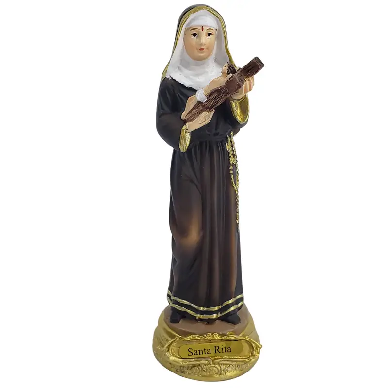 Imagem Santa Rita 15cm – Resina Importada