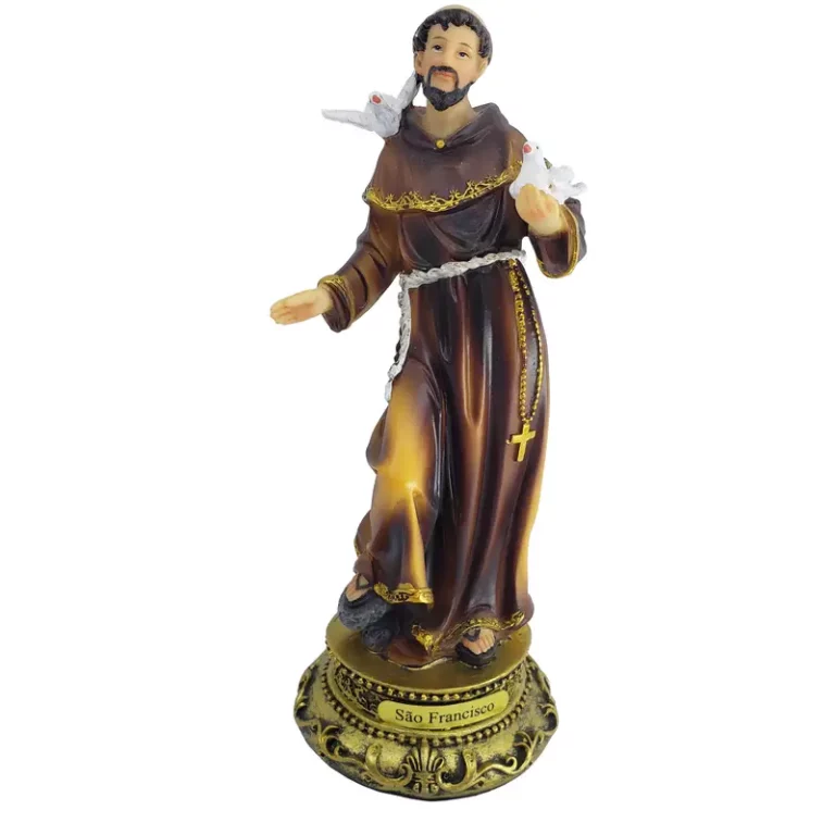 Imagem São Francisco 20cm – Resina Importada