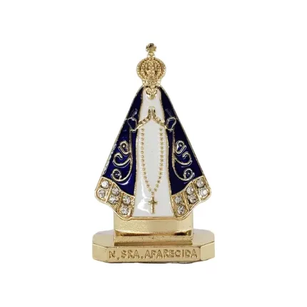 Nossa Senhora Aparecida Com Strass Para Painel De Carro