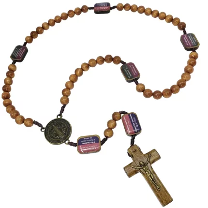 Terço Contemplação Dos Misterios Resinado Grande São Bento