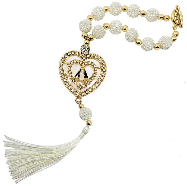 Terço de Retrovisor - Nossa Senhora Aparecida e Strass, Acessório Automotivo