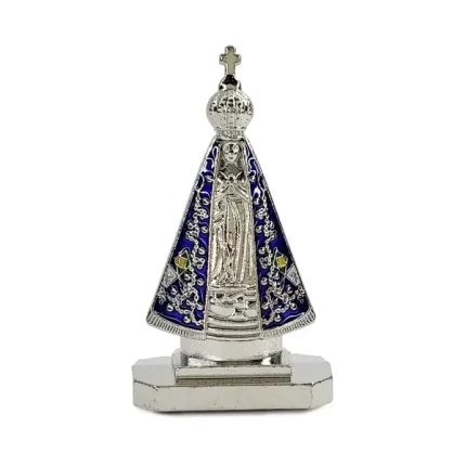 Imagem Nossa Senhora Aparecida Para Painel De Carro De Metal Dupla Face - 5cm